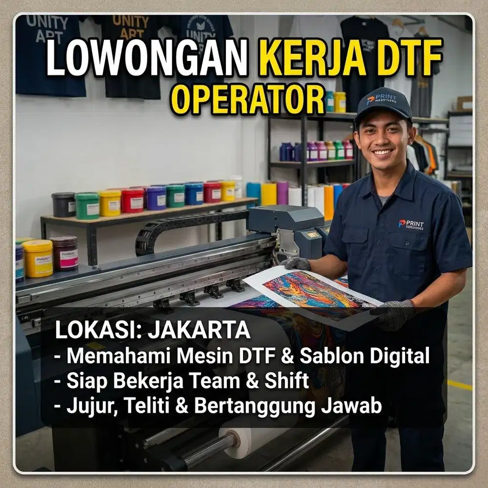 Operator Cetak DTF