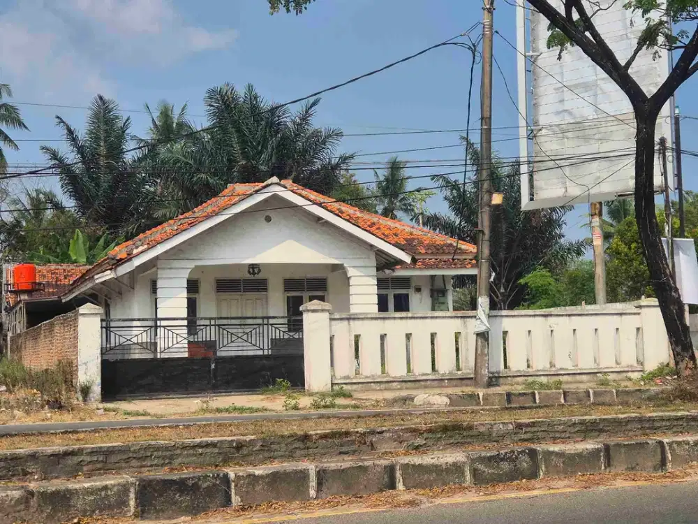 jual rumah pinggir jalan raya bisa buat usaha ruko atau cafe