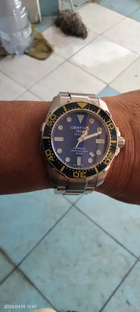 Certina diver ds action iso 6425 ceramic Bezel