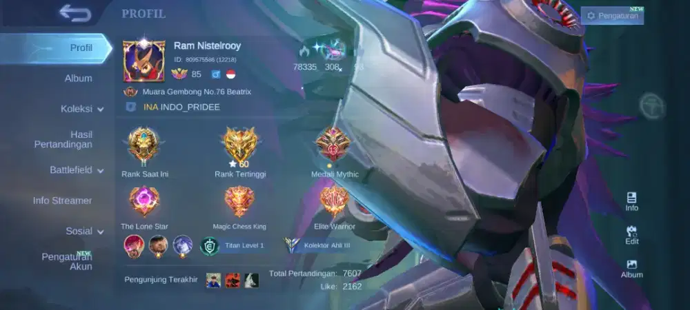 Akun Mobile legends