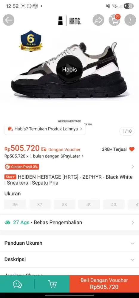Sepatu Heritage HRTG