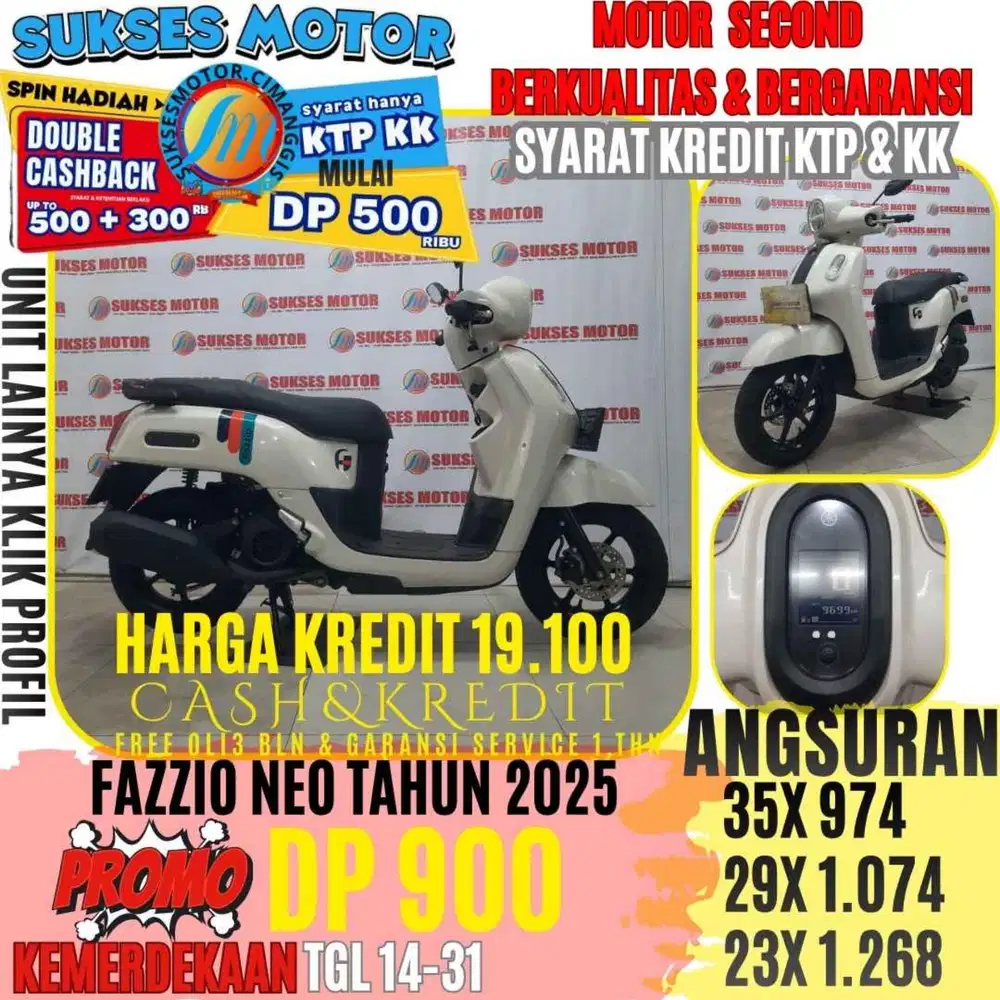 FAZZIO NEO TAHUN 2025 BERGARANSI CASHBACK UPTO 3OORBUAN