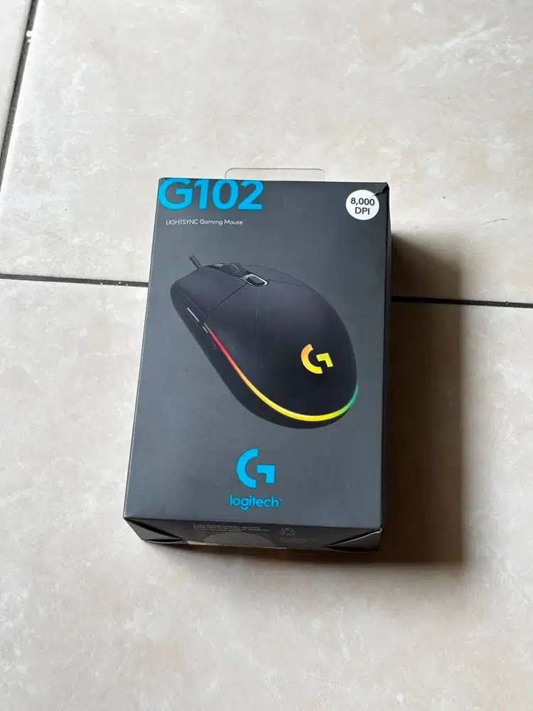 Logitech G102 Mouse Gaming Kabel Wired RGB Lightsync with Macro 6 Butt