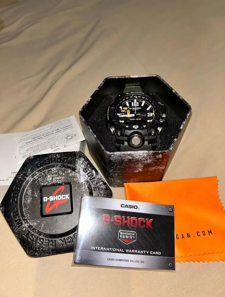 Jam Tangan Pria Casio G-Shock Mudmaster GWG-1000-1A3 LIKENEW