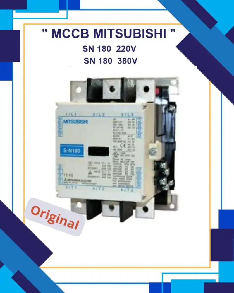 MCCB Mitsubishi S-N180 220V & 380V
