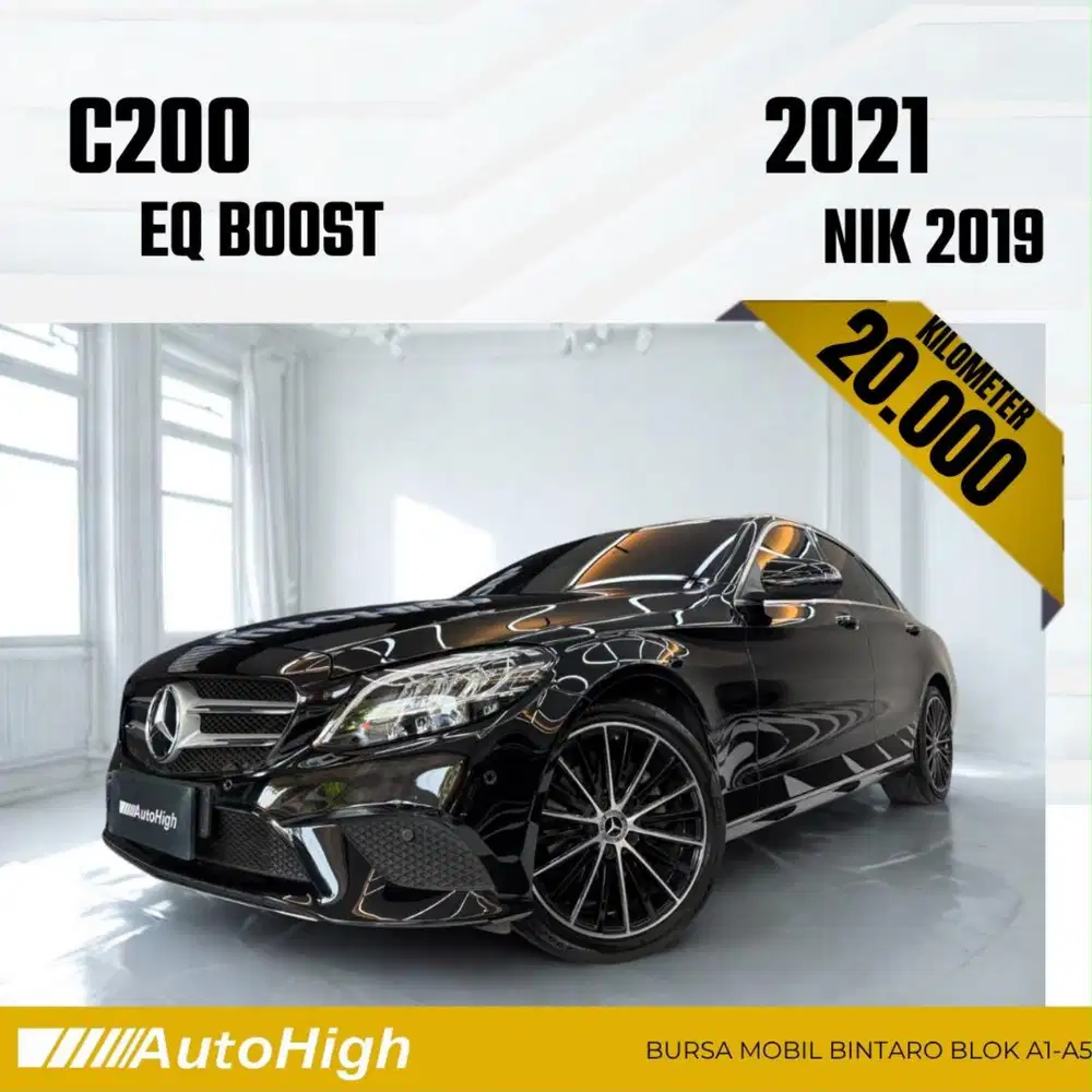 DP10% [Km20.000] C200 Avantgarde 2019 Black Reg 2020 #AUTOHIGH