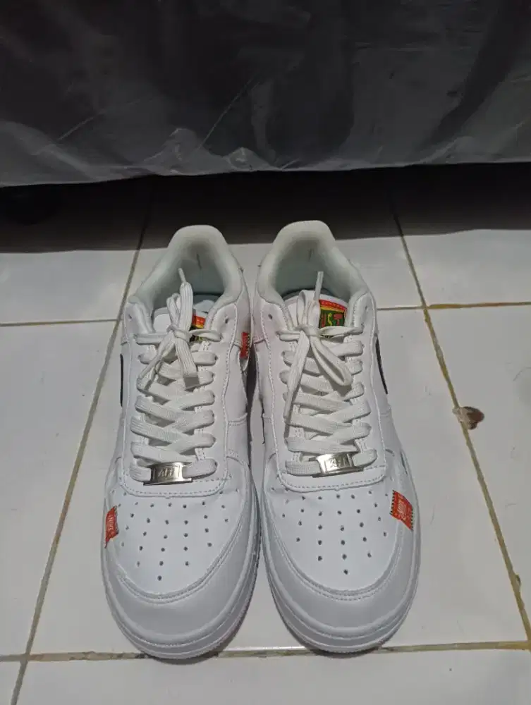 Dijual Sepatu Nike AF1 Just Do It Second Mantap