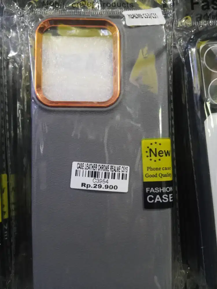 CASE LEATHER CHROME REALME C51S