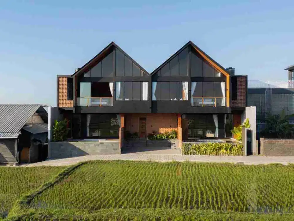 Luxury Rice Field View 2 unit Villas for Sale in Ubud Bali