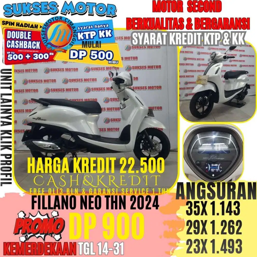 FILANO NEO TAHUN 2024 BERGARANSI CASHBACK UPTO