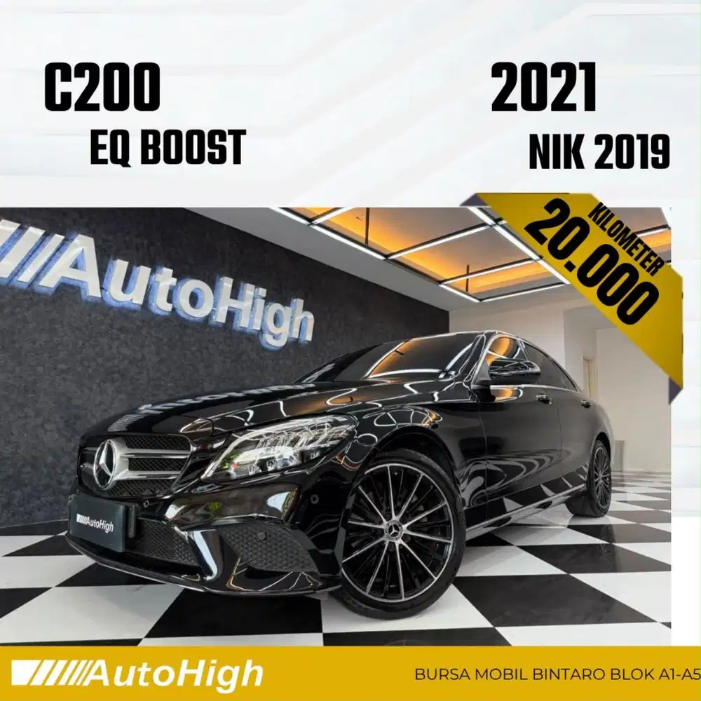 DP10% [Km20.000] C200 Avantgarde 2019 Black Reg 2018 #AUTOHIGH