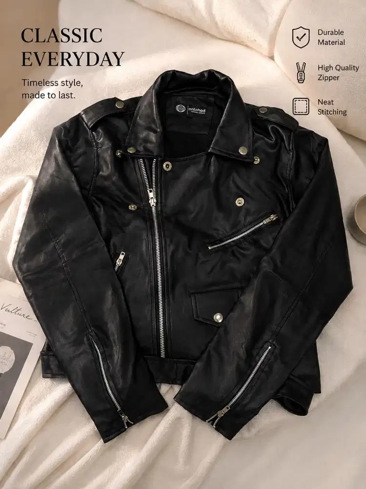 Jaket Kulit Hitam