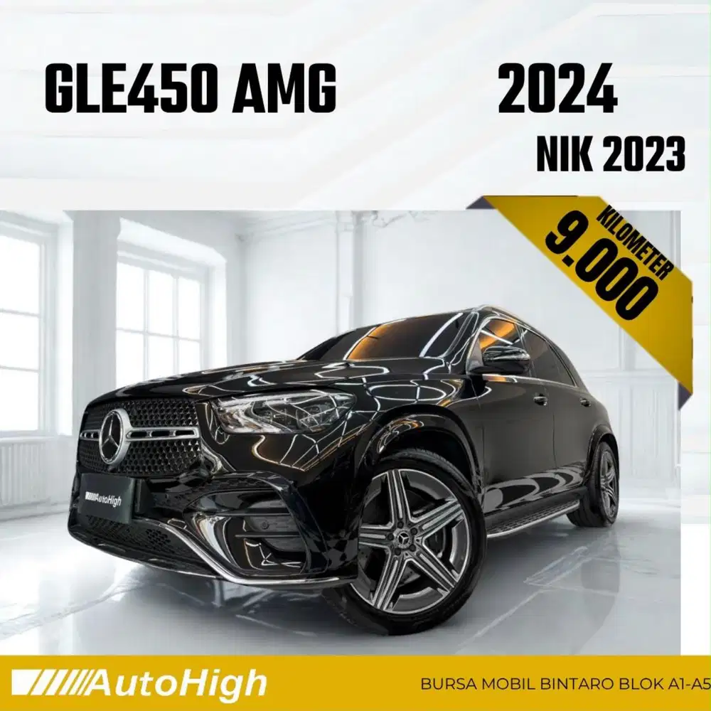DP10% [Km9.000] GLE450 AMG 2023 Black / GLE 450 Reg 2024 #AUTOHIGH