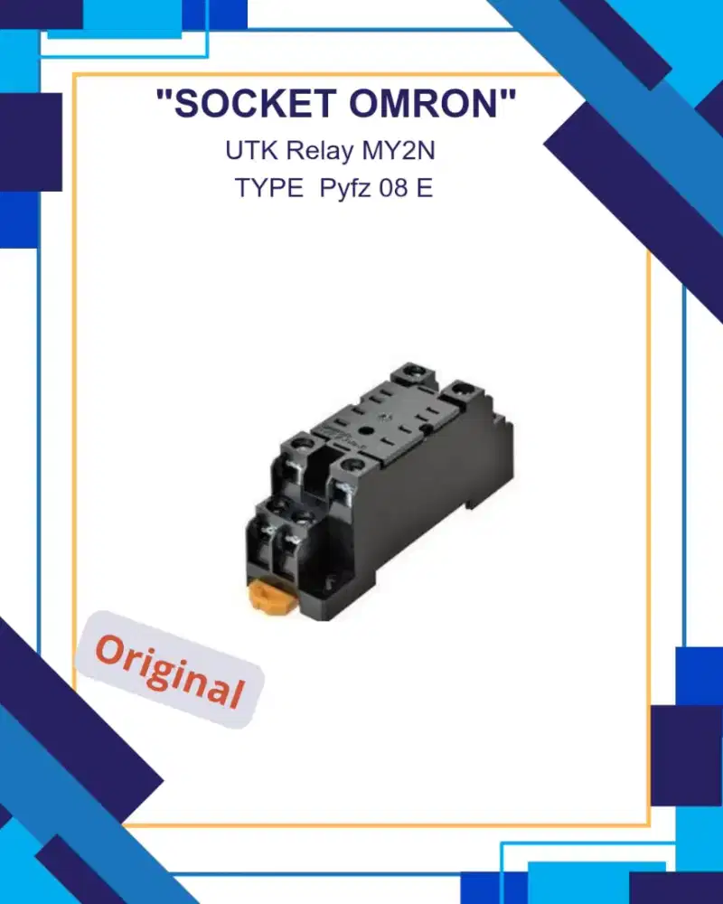 Socket Omron untuk relay MY2N type PYFZ 08 E