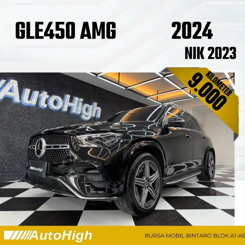 DP10% [Km9.000] GLE450 AMG 2023 Black / GLE 450 Reg 2025 #AUTOHIGH