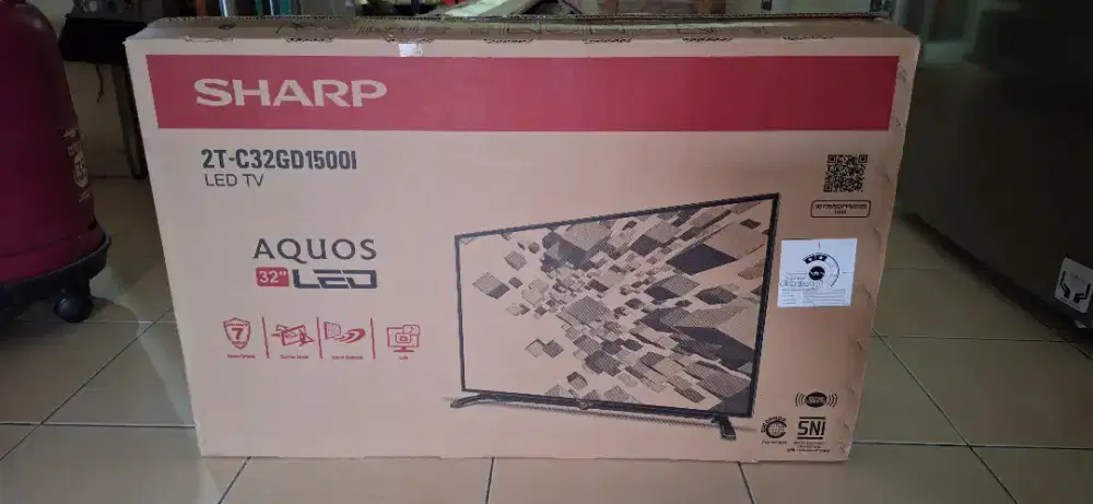 TV LED Aquos Sharp 32 inch, Mulus.
