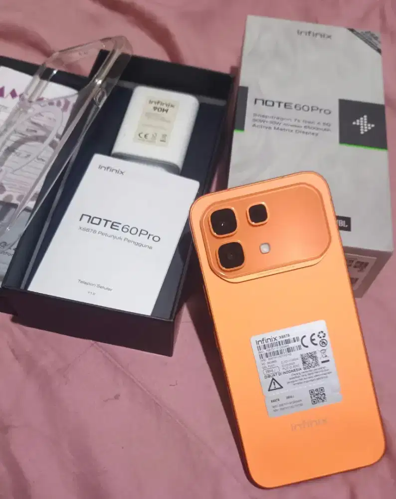 Infinix note 60 pro 8+8/256gb like new fullset garansi panjang