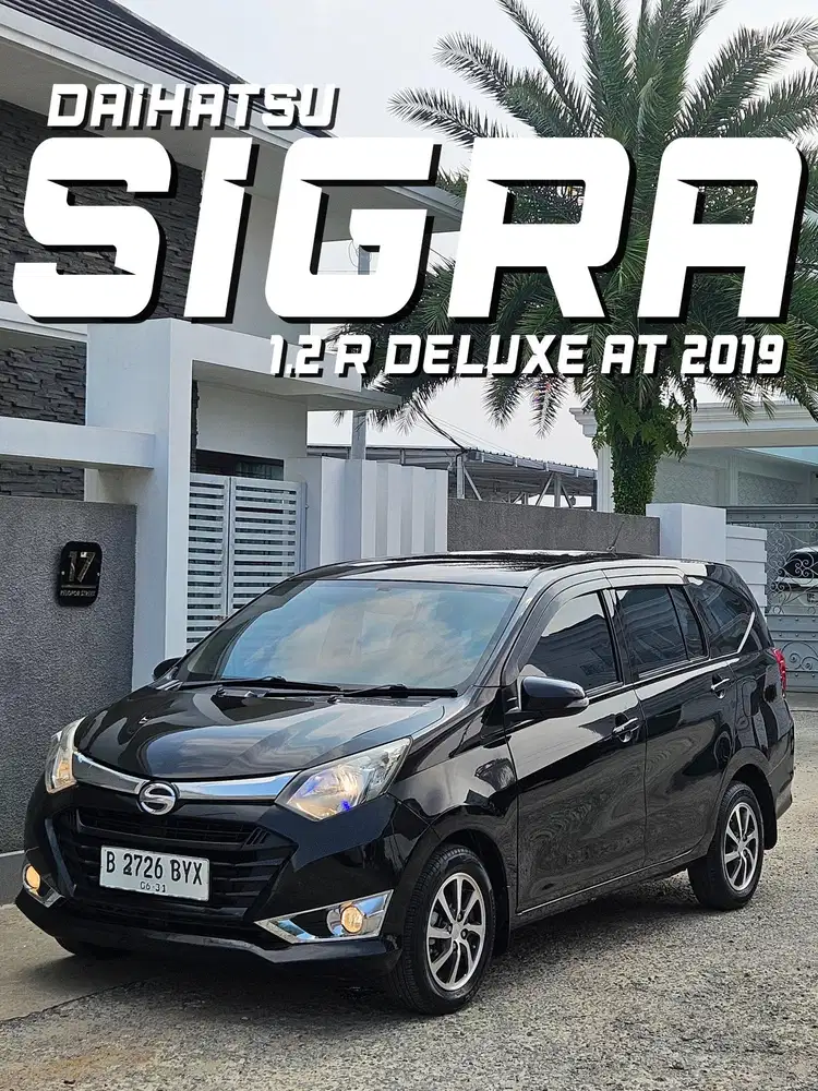Daihatsu sigra 2019 R deluxe metik istimewa dp ceper ajah yuk 7 yuk