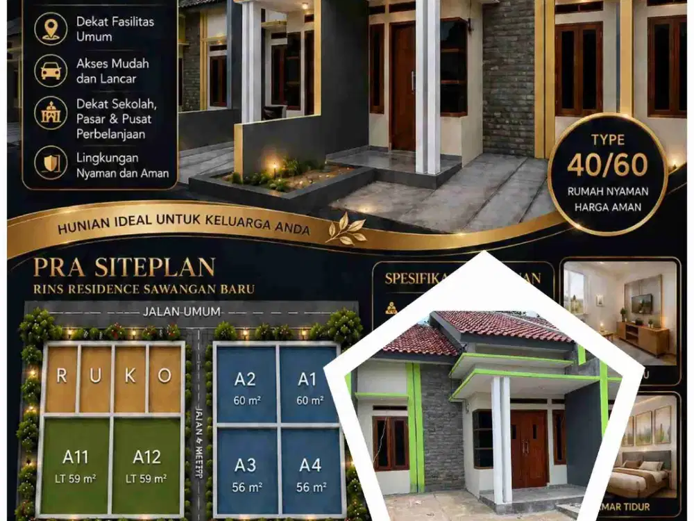 Harga promo lokasi pinggir jalan..bisa buat usaha..