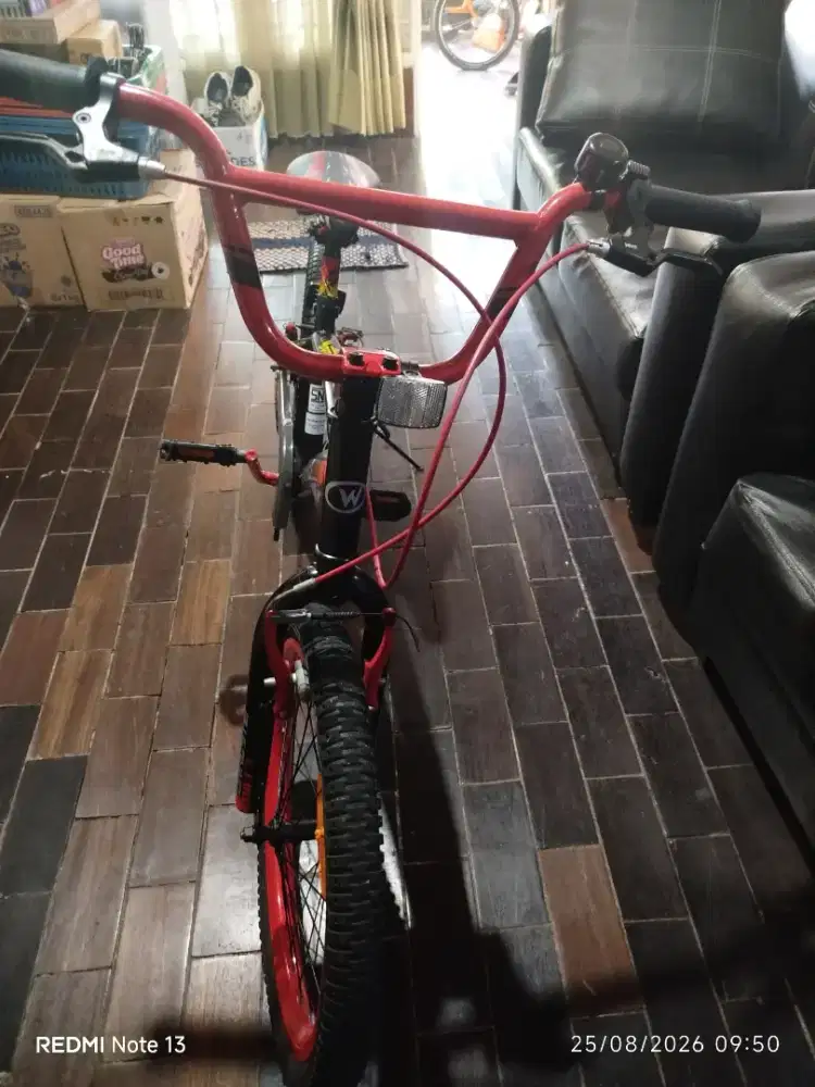Dijual Sepeda BMX Wimcycle Dragster 20 Inch Black Red
