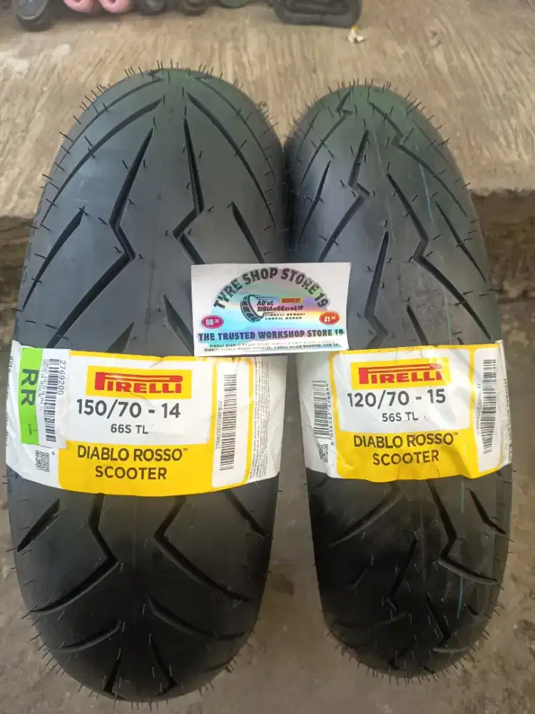 Ban Pirelli Diablo Rosso scooter for Xmax And Forza