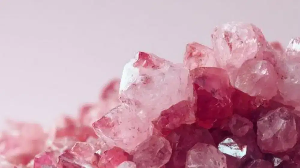 Batu rose Quartz batu langka murah