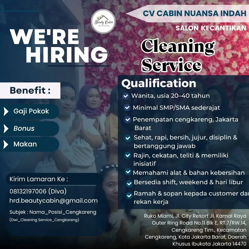 Lowongan Cleaning Service