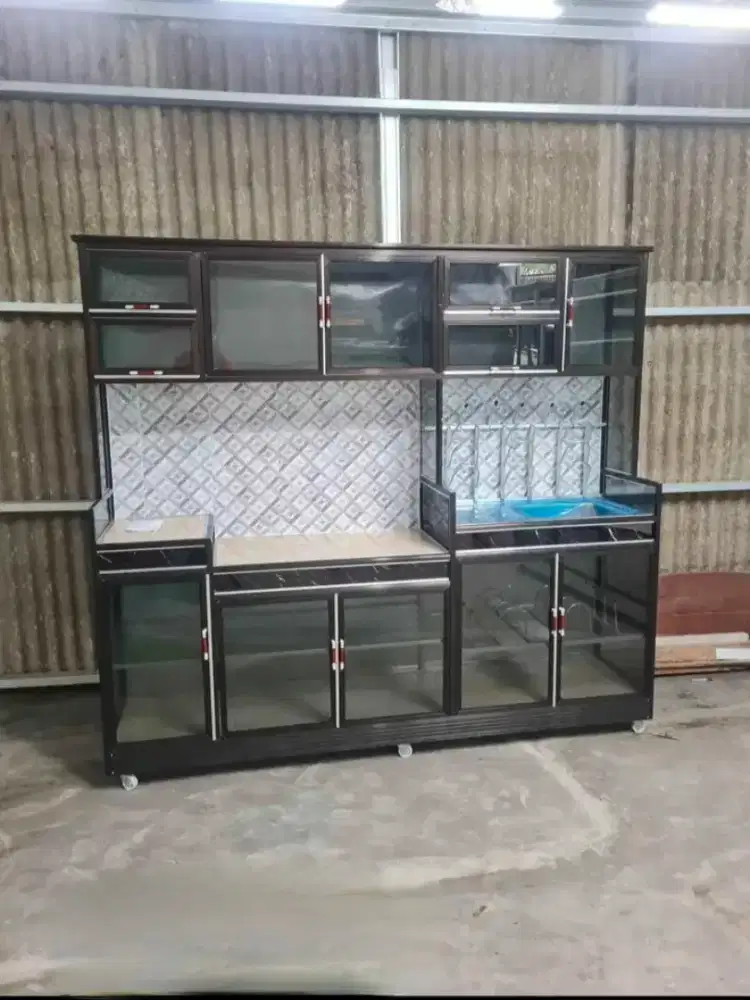 Rak kompor jumbo dan wastafel