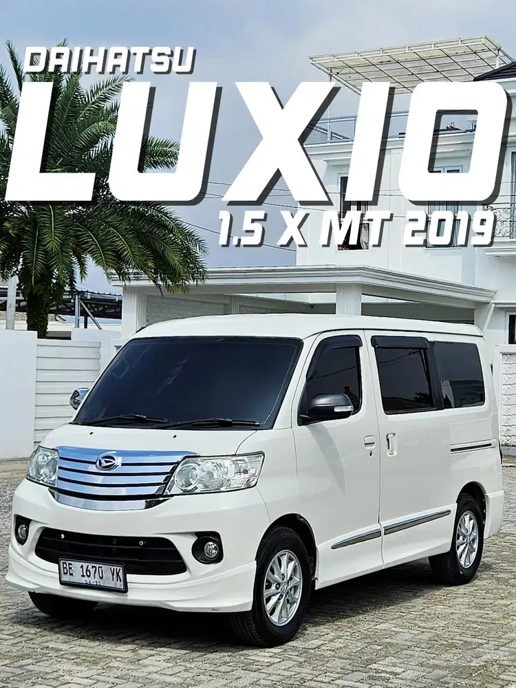 Daihatsu luxio 2019 X manual istimewa bukan bekas rental jual cepat