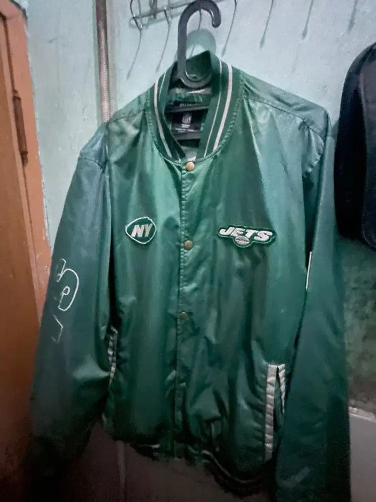 Jaket NFL New York Jets Pull&Bear Original XL – Green Vintage