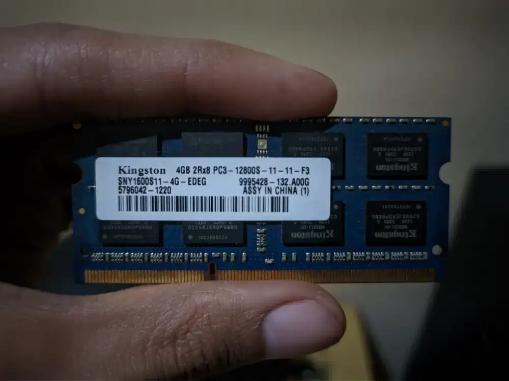 RAM Laptop Kingston DDR3 4GB Sodimm