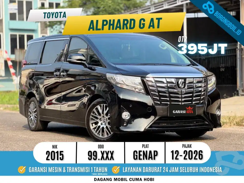 TOYOTA ALPHARD G 2.5 2015 AT