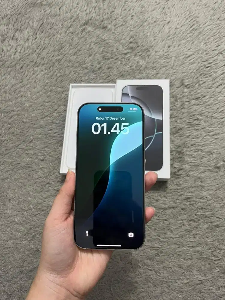 Iphone 16 Pro Max 256gb White IBOX Garansi On Desember 2026