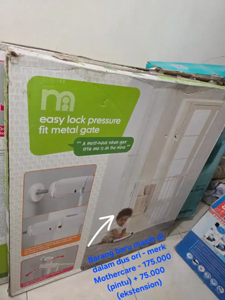 Pagar Pengaman untuk tangga dan pintu - Merk Mothercare - Kondisi baru