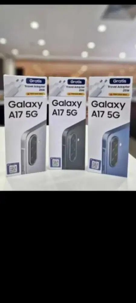 Samsung galaxy A17 5G ram 8gb 256gb dan4G garansi resmi