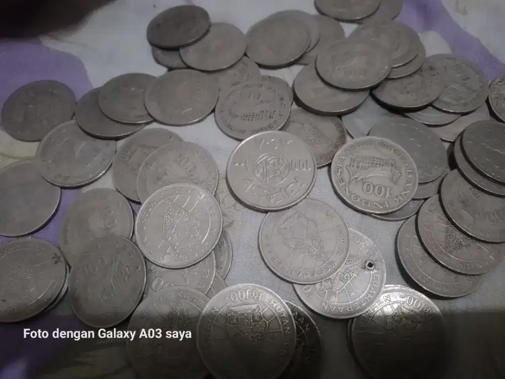 Uang jadul 20rb,5rb;100 perak