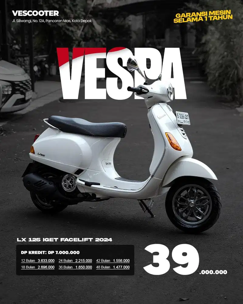 VESPA LX 125 IGET FACELIFT 2024