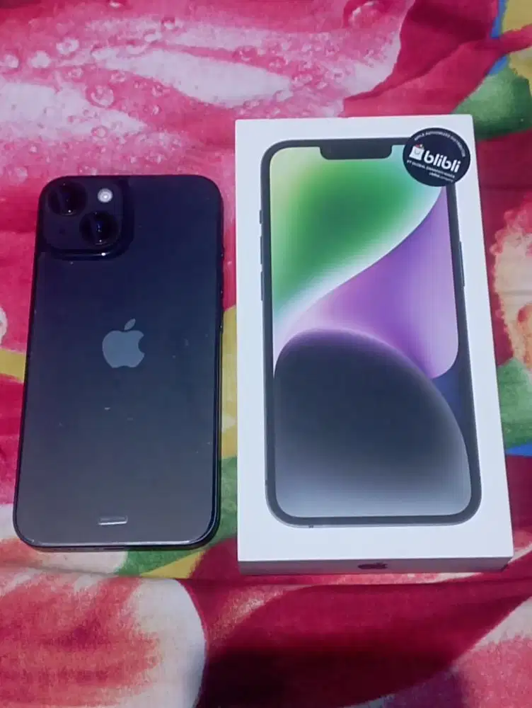 Forsale Iphone 14 Basic 128GB Resmi SA/A - midnight