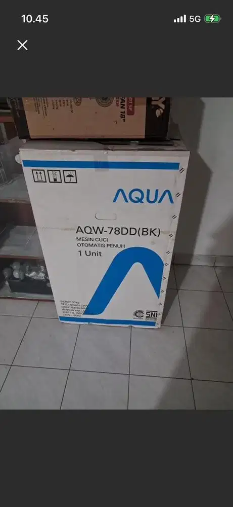 Mesin cuci Aqua new