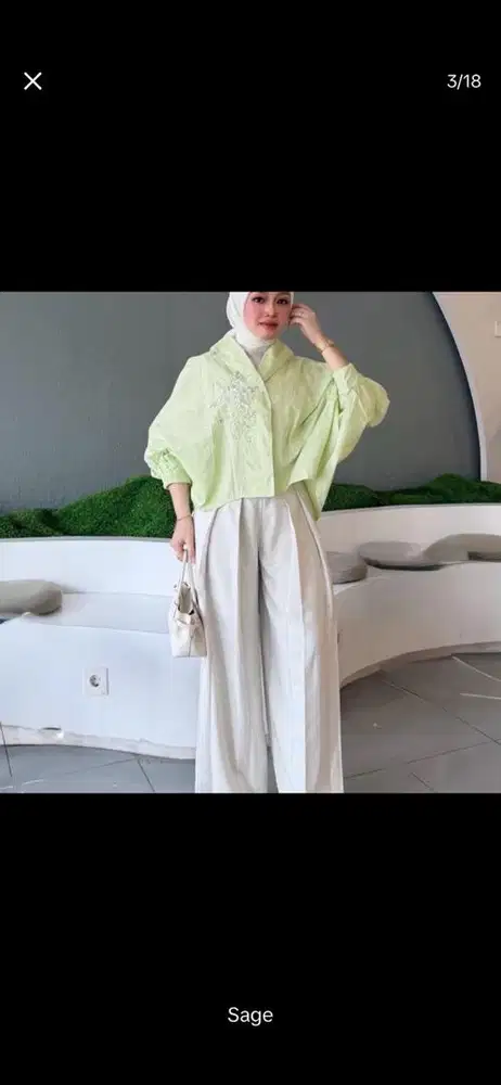 Dijual New Blouse payet batwing