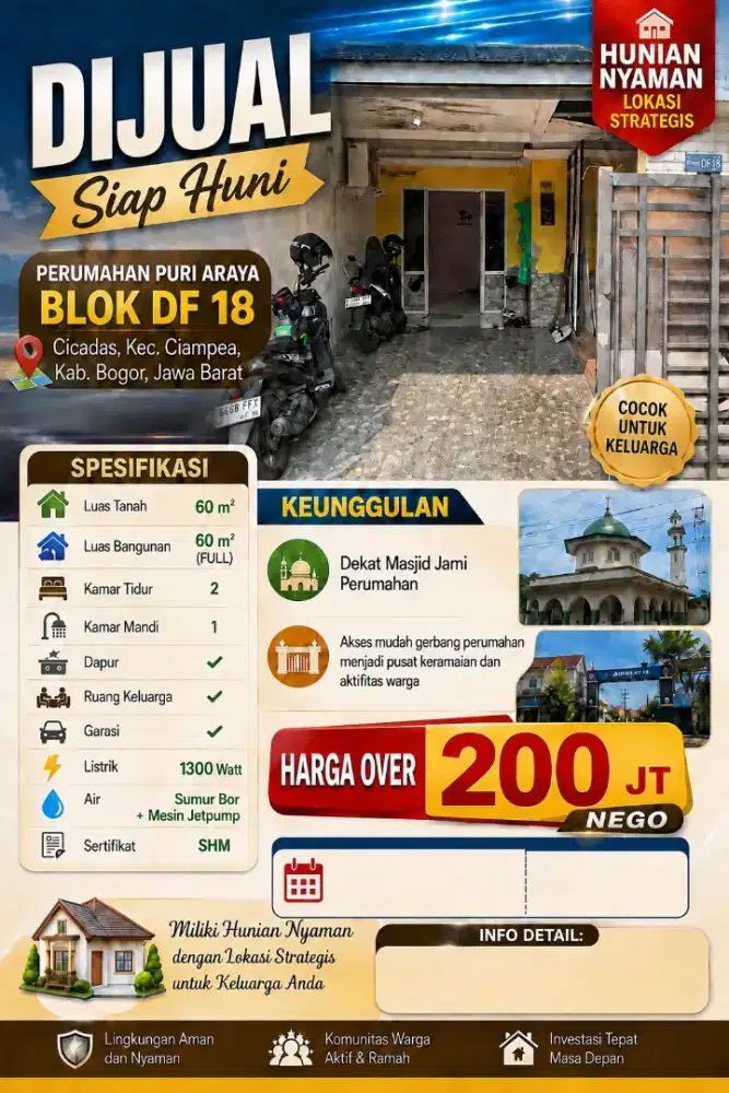 RUMAH MURAH DIJUAL BOGOR