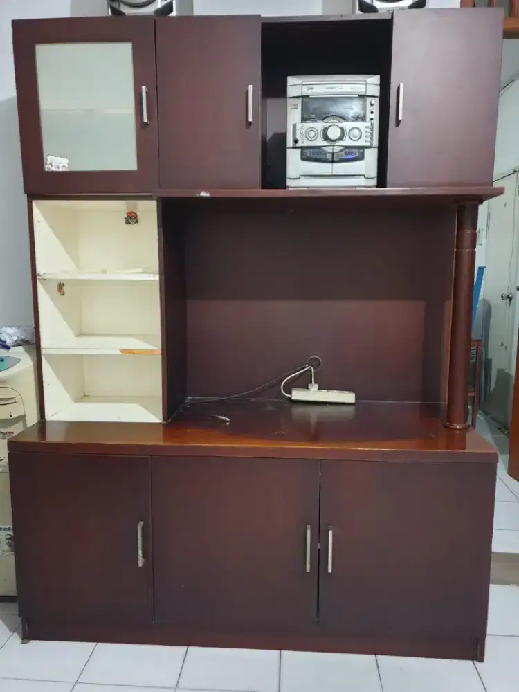 Lemari TV Kayu Bekas