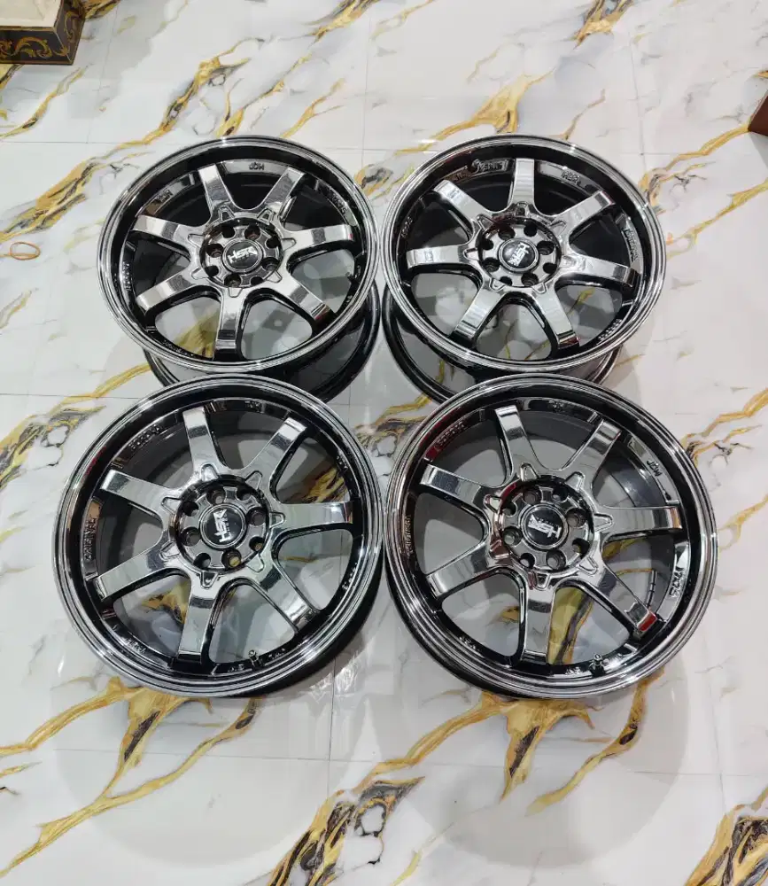 Velg HSR R17 BLACK CROME 4X100/114
