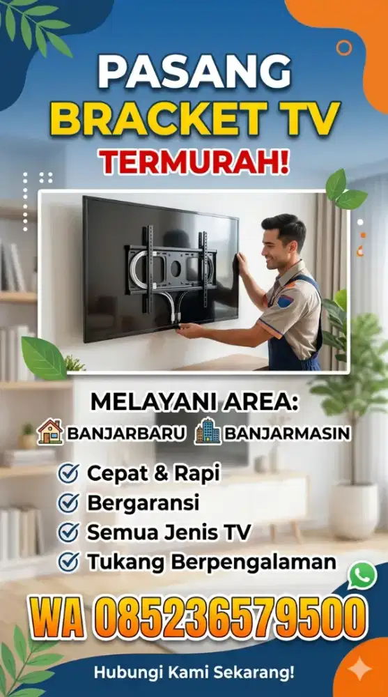 Jual breket tv/briket tv/braket tv/bracket tv/gantungan tv
