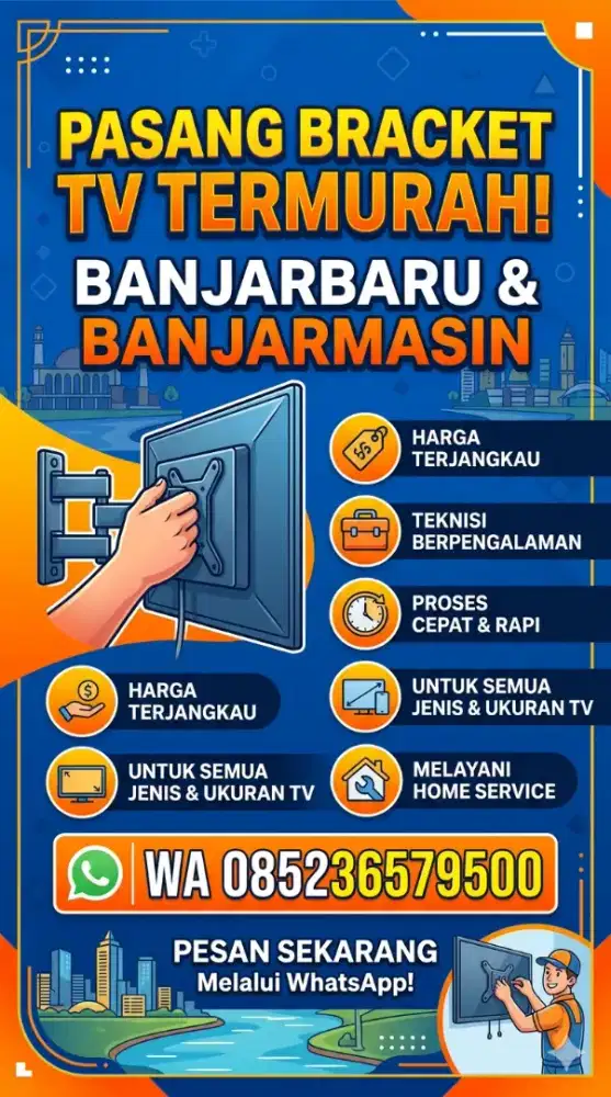 Jual breket tv/briket tv/braket tv/bracket tv/gantungan tv