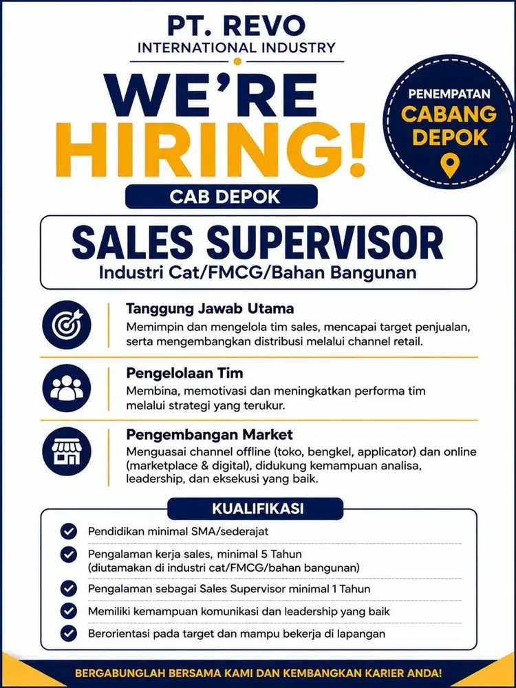 Sales Supervisor dan Sales