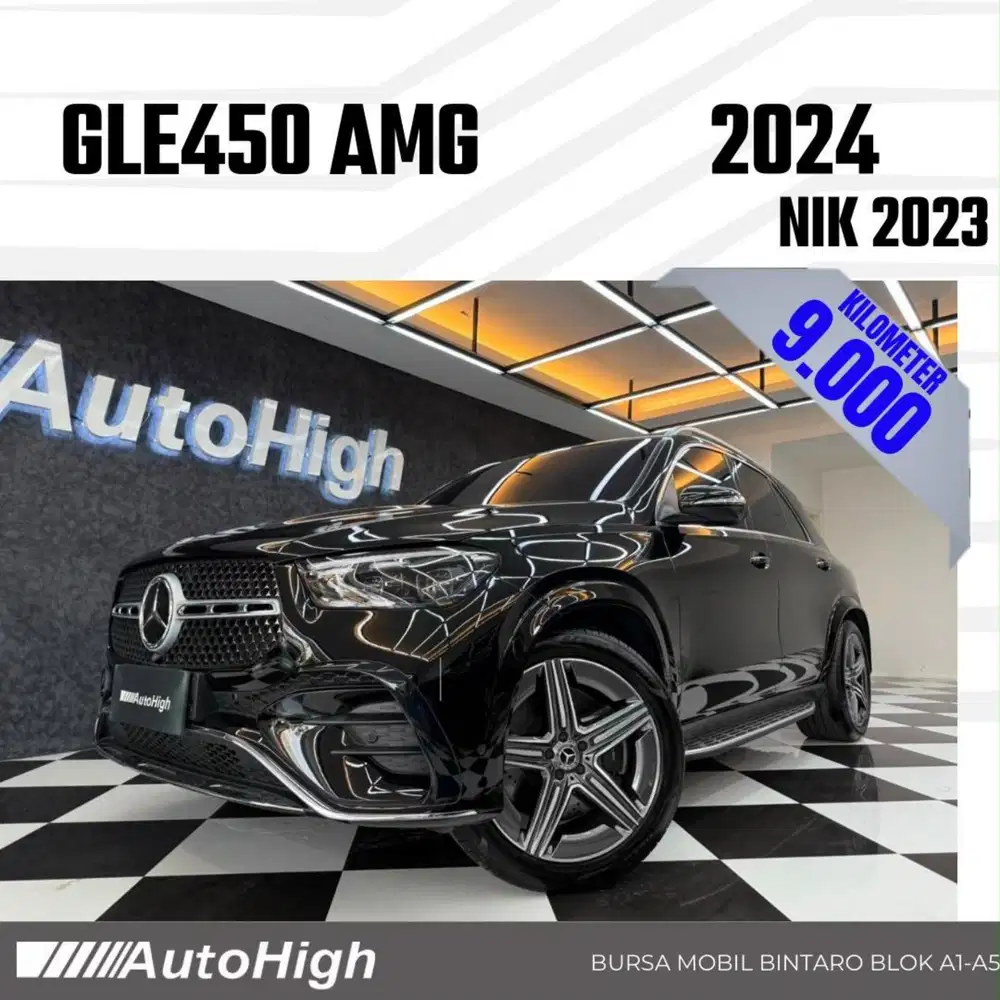 DP10% [Km9.000] GLE450 AMG 2023 Black / GLE 450 Reg 2025 #AUTOHIGH