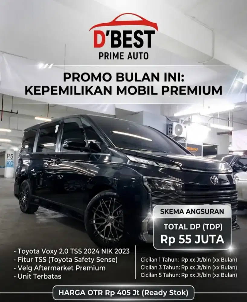 TOYOTA THE NEW VOXY 2.0 TSS 2024 NIK 2023
