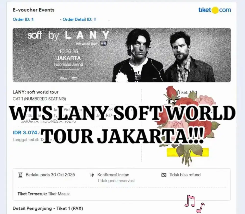 WTS LANY SOFT WORLD TOUR JAKARTA
