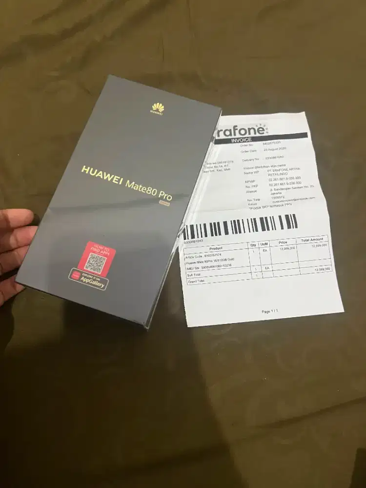 Huawei mate 80 pro 16/512 new baru